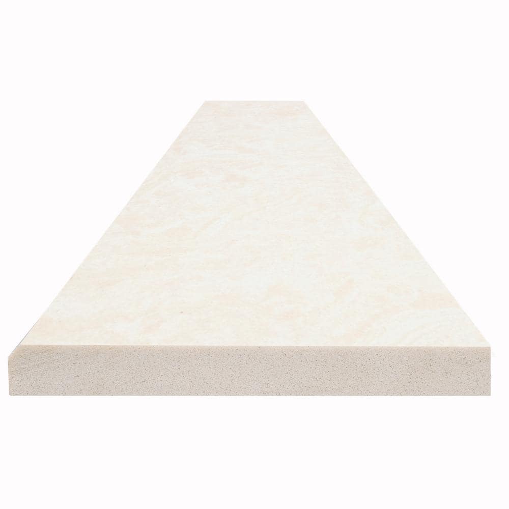MSI Cream 6 in. x 73 in. Polished Engineered Marble Single Beveled Threshold Tile (6.08 lin. ft./Each) (3)