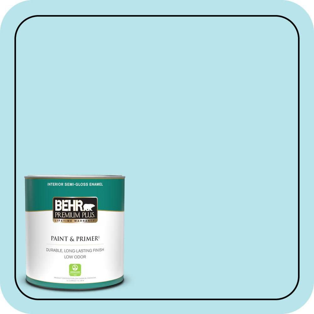 BEHR PREMIUM PLUS #510A-3 Fresh Water Enamel Low Odor & Primer (1)