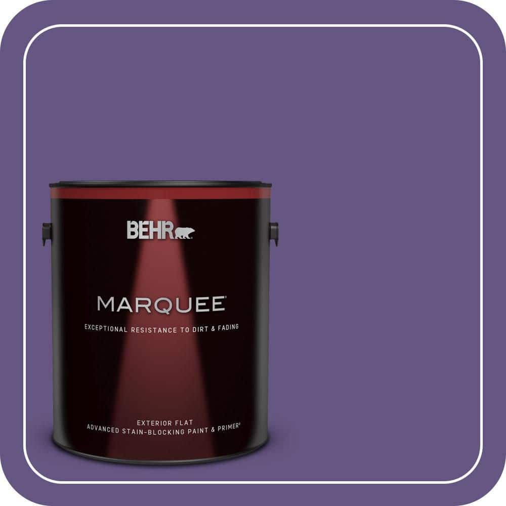 BEHR MARQUEE 1 gal. #PPU16-02 Vigorous Violet Flat Exterior Paint & Primer (1)