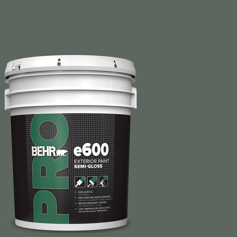 BEHR PRO 5 gal. #N420-6 Pine Mountain Semi-Gloss Exterior Paint