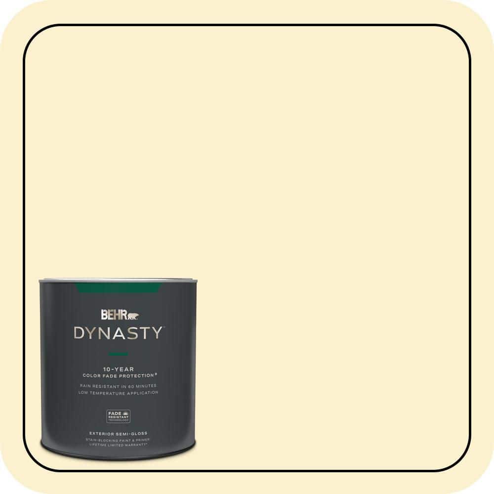 BEHR DYNASTY 1 qt. #P280-1 Summer Bliss Semi-Gloss Exterior Stain-Blocking Paint & Primer