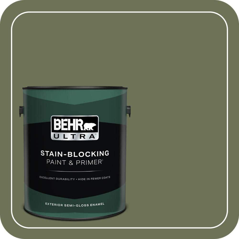BEHR ULTRA 1 gal. #MQ6-53 Herb Cornucopia Semi-Gloss Enamel Exterior Paint & Primer