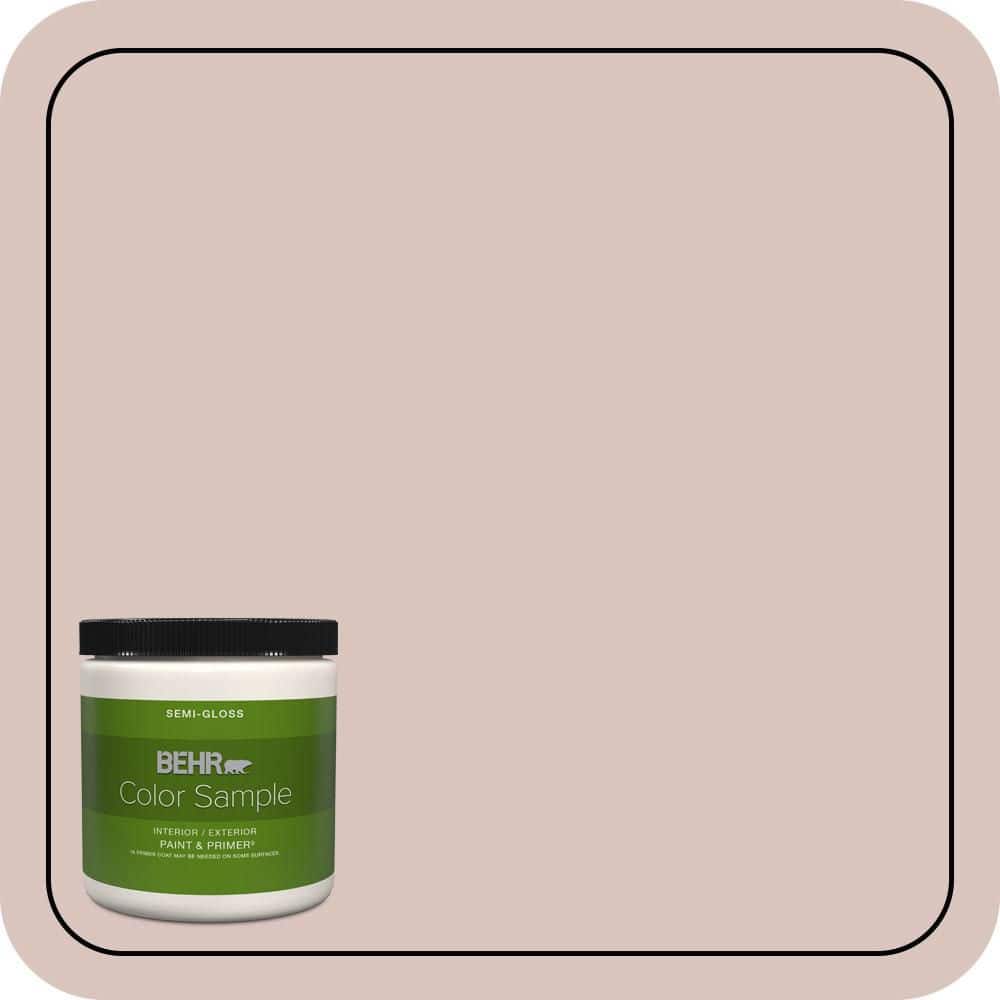 BEHR PREMIUM PLUS 8 oz. #MQ3-05 Bella Mia Semi-Gloss Interior/Exterior Paint & Primer Color Sample