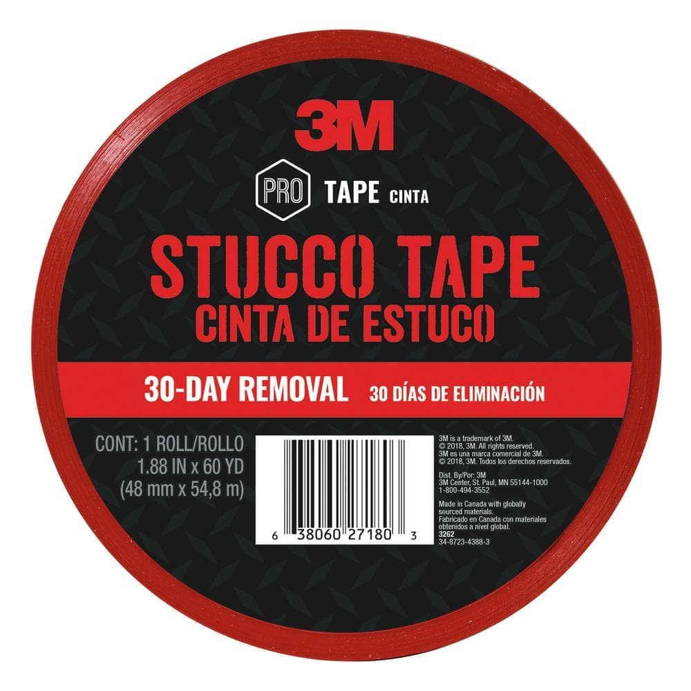 3M 1.88 in x 60 yds. (48 mm x 54.8 m) Stucco Tape