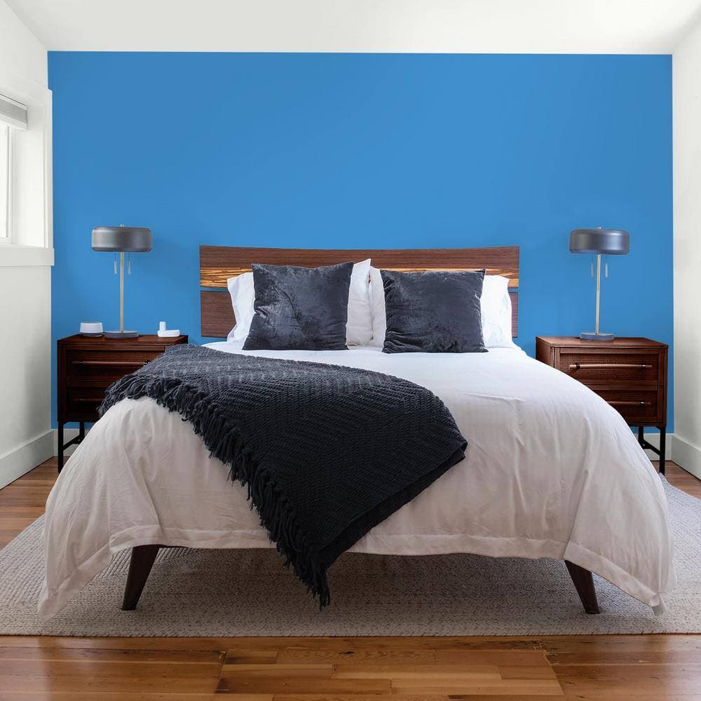 Glidden Premium 1 gal. PPG1242-5 King Triton Flat Interior Latex Paint (4)