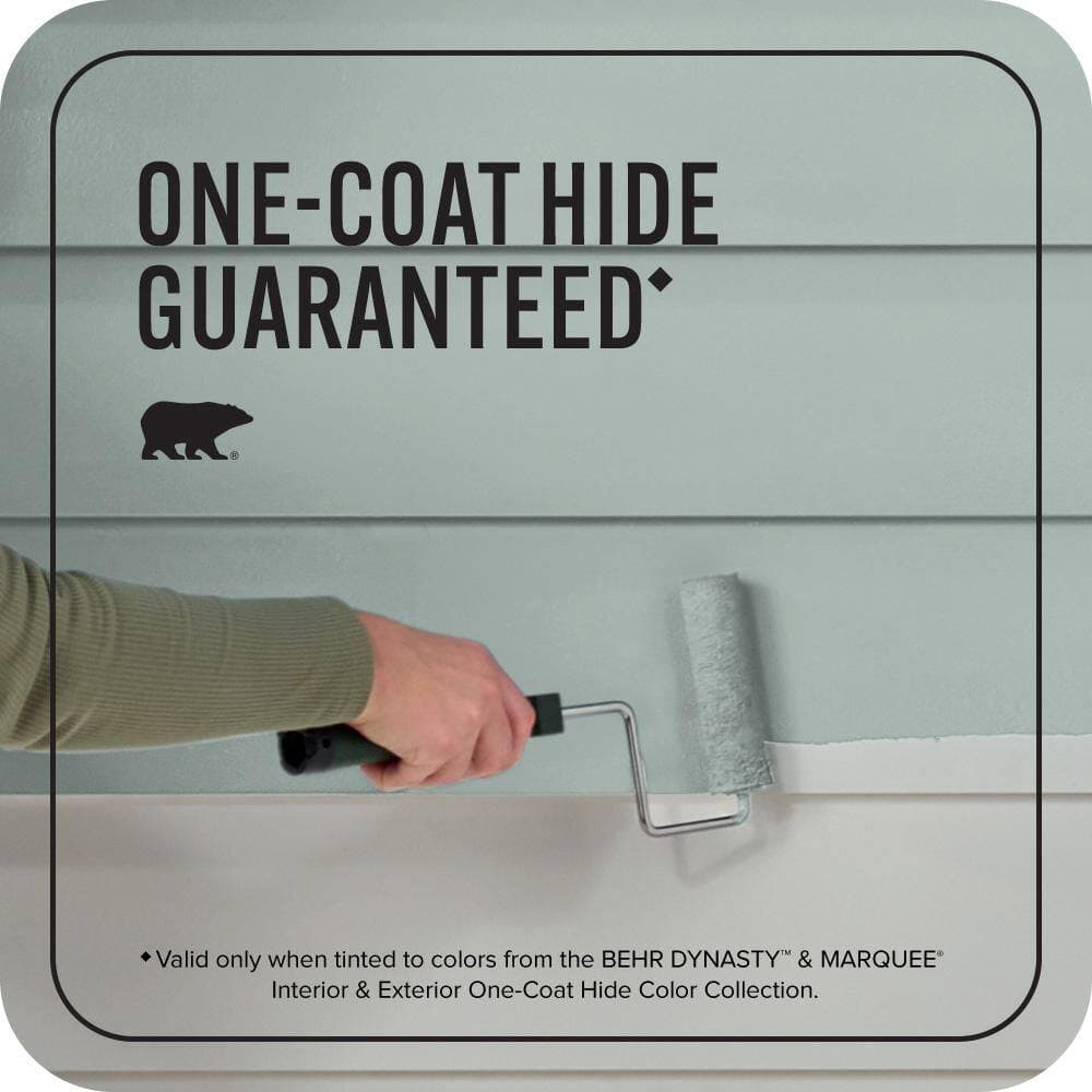 BEHR MARQUEE 1 gal. #PPU12-09 Frozen Pond Flat Exterior Paint & Primer (3)