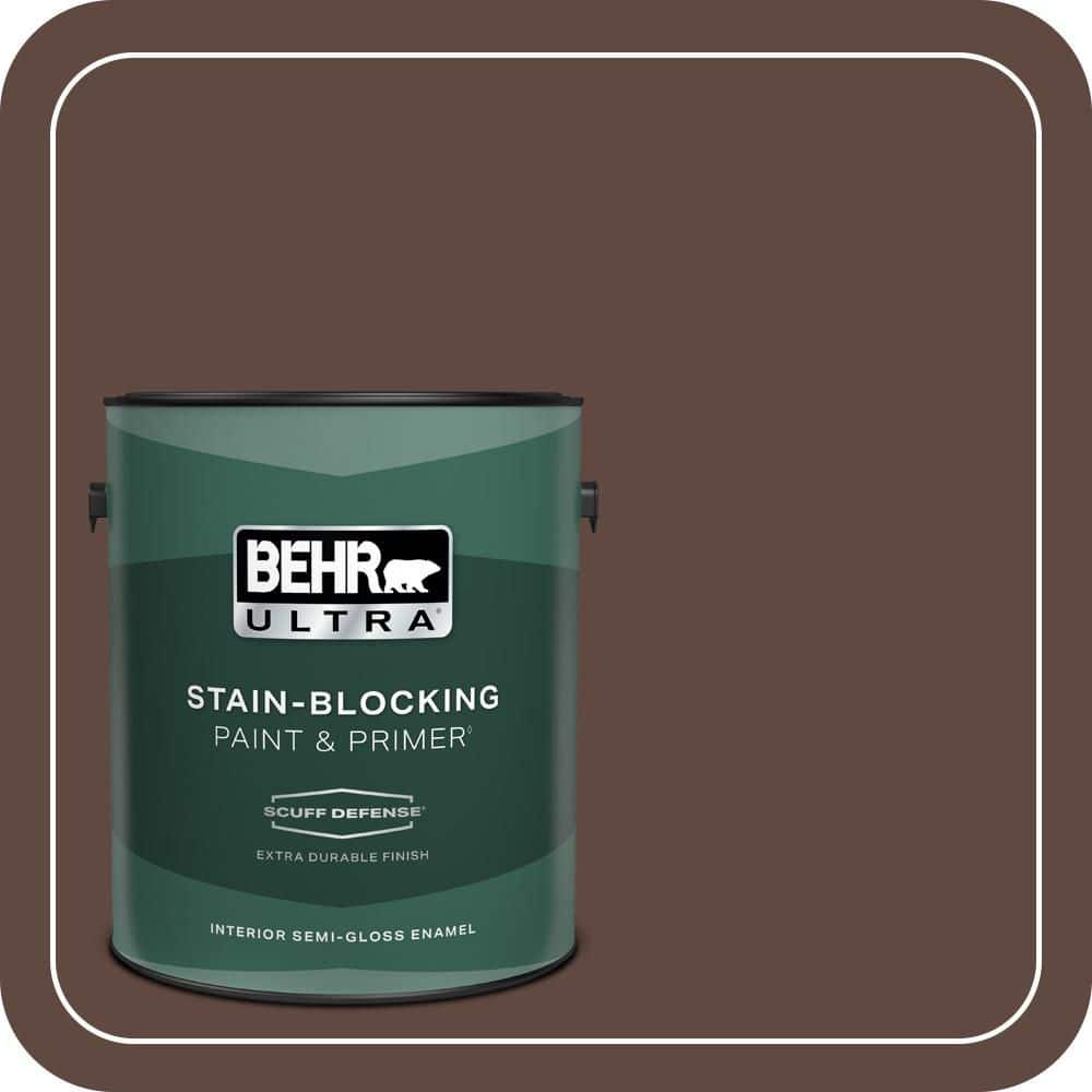 BEHR ULTRA 1 gal. #S-G-780 Spiceberry Extra Durable Semi-Gloss Enamel Interior Paint & Primer