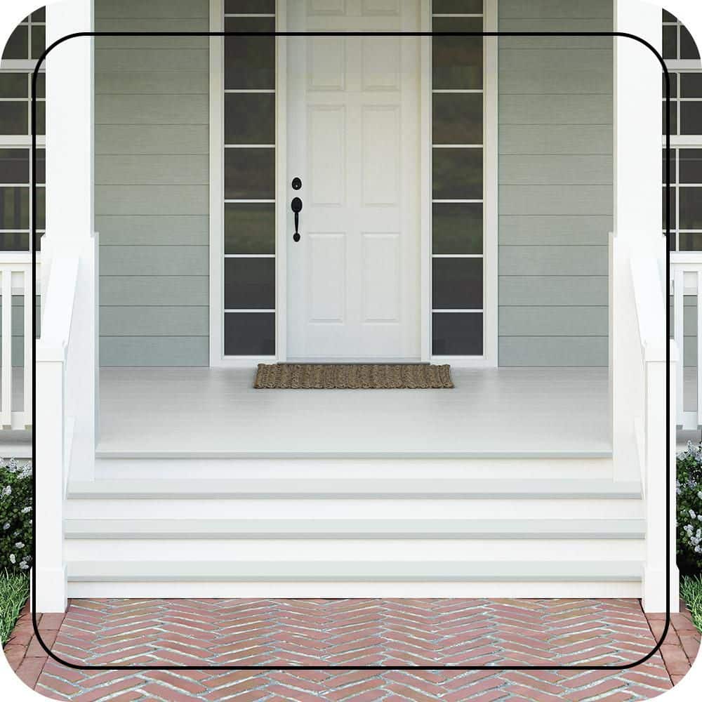 BEHR PREMIUM #PWN-27 Textured Low-Lustre Enamel Interior/Exterior Porch and Patio Anti-Slip Floor Paint (2)
