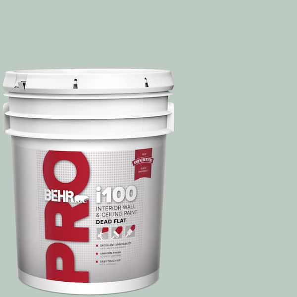 BEHR PRO 5 gal. #N420-2 Mountain Falls Dead Flat Interior Paint (2)