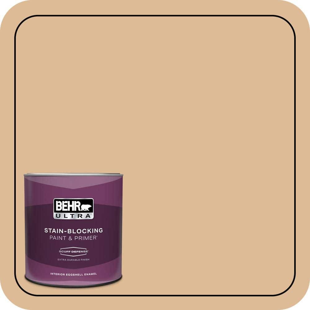 BEHR ULTRA 1 qt. #PMD-69 Jute Extra Durable Eggshell Enamel Interior Paint & Primer