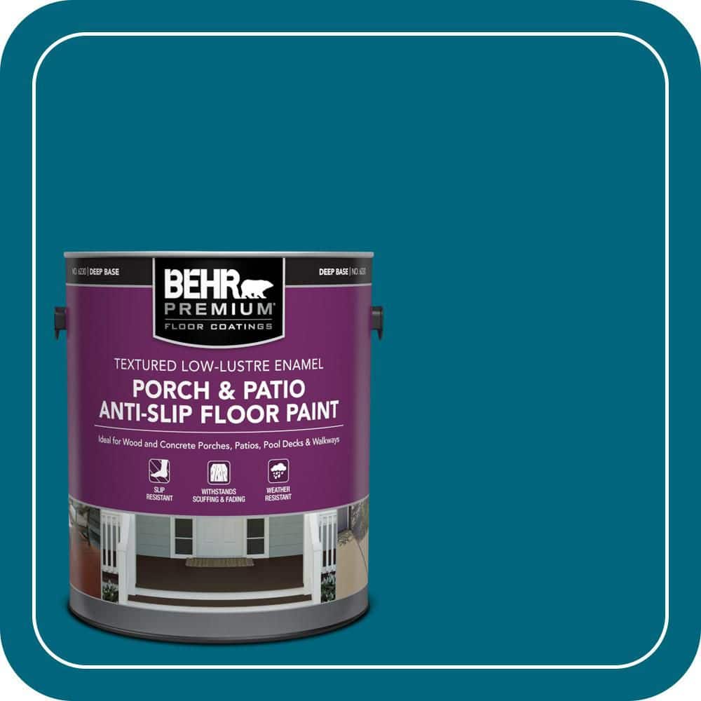 BEHR PREMIUM #P480-7 Textured Low-Lustre Enamel Interior/Exterior Porch and Patio Anti-Slip Floor Paint (1)