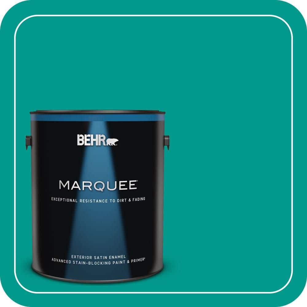 BEHR MARQUEE 1 gal. #MQ4-19 Plumage Satin Enamel Exterior Paint & Primer