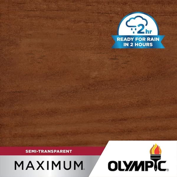Unbranded Maximum 8 oz. ST-2022 Russet Semi-Transparent Exterior Stain and Sealer in 1- Low VOC (2)