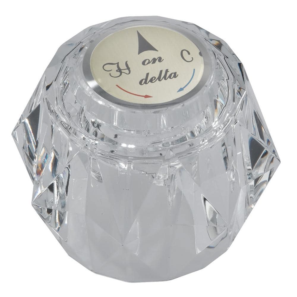 Delta Acrylic Bathroom Knob Handle for Faucets (1)