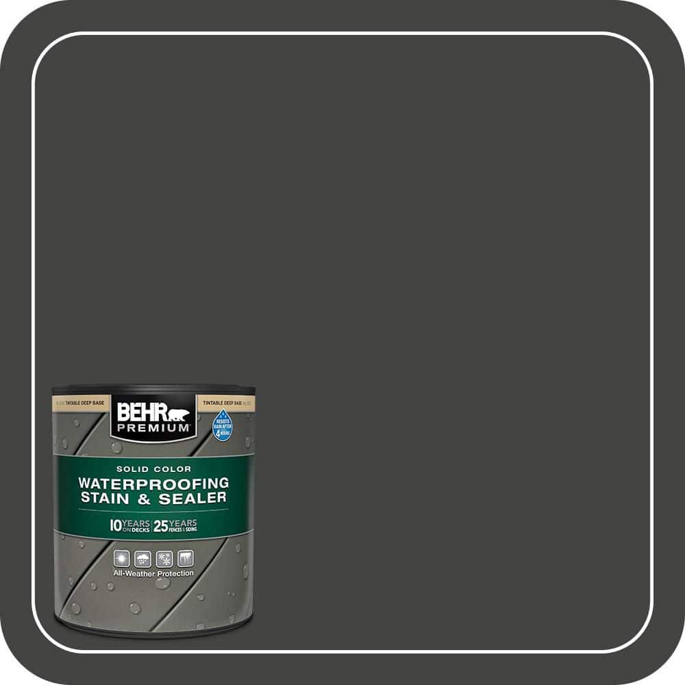 BEHR PREMIUM 1 qt. #PPU18-20 Broadway Solid Color Waterproofing Exterior Wood Stain and Sealer (1)