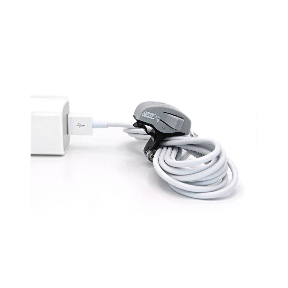 QA Worldwide Mini 1 in. UV Resistant Plastic Grey Cable Clic (15-Pack) (3)