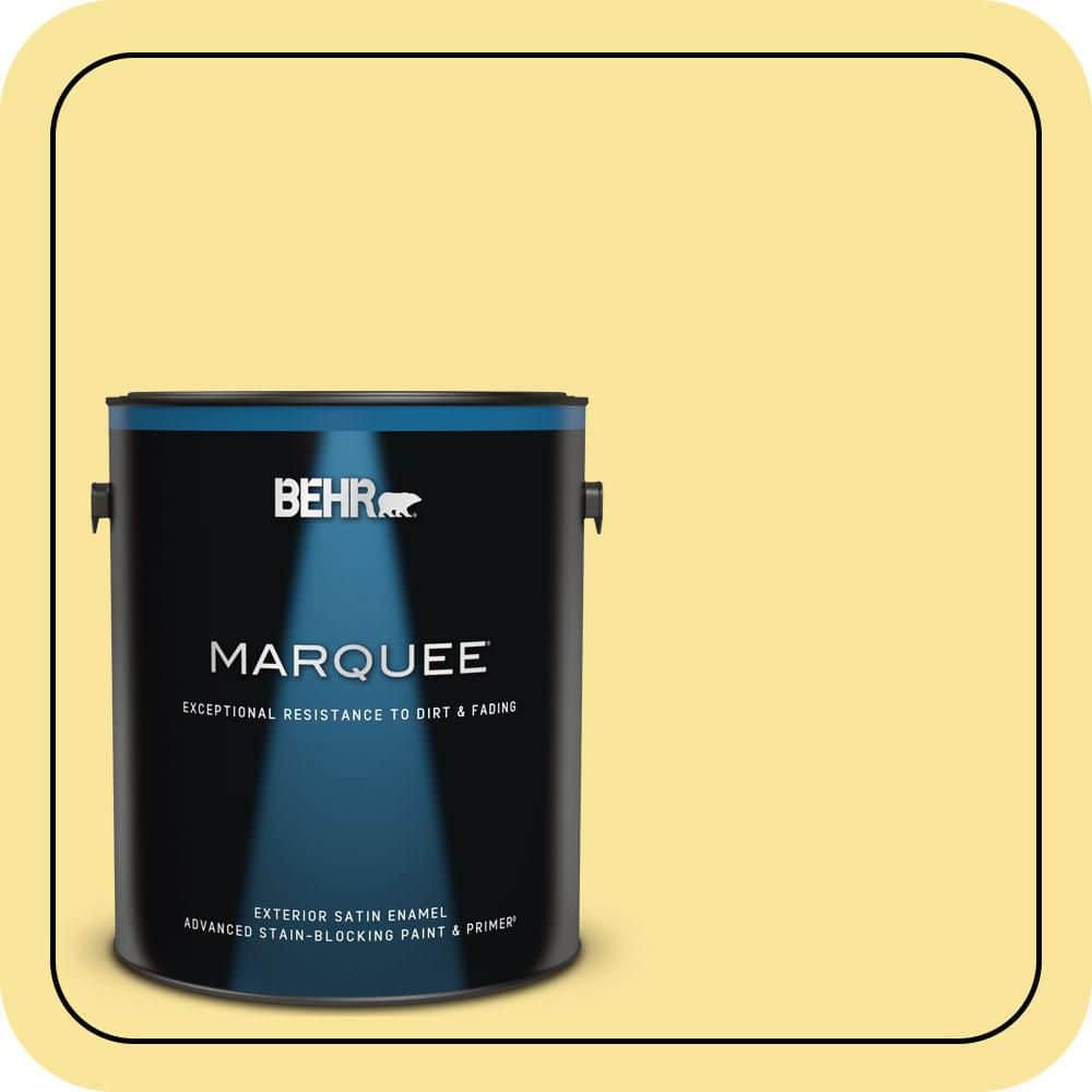 BEHR MARQUEE 1 gal. #P310-4 Storm Lightning Satin Enamel Exterior Paint & Primer