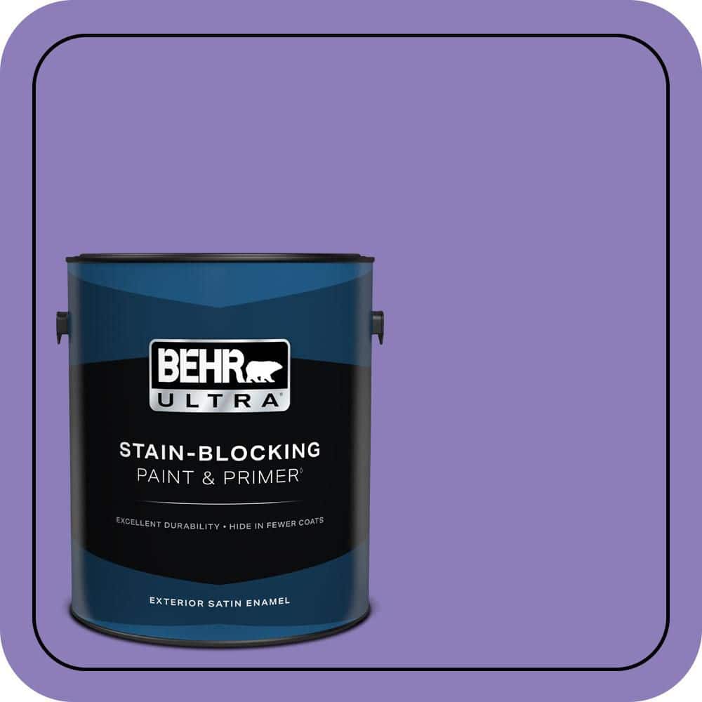 BEHR ULTRA 1 gal. #P560-5 Unimaginable Satin Enamel Exterior Paint & Primer