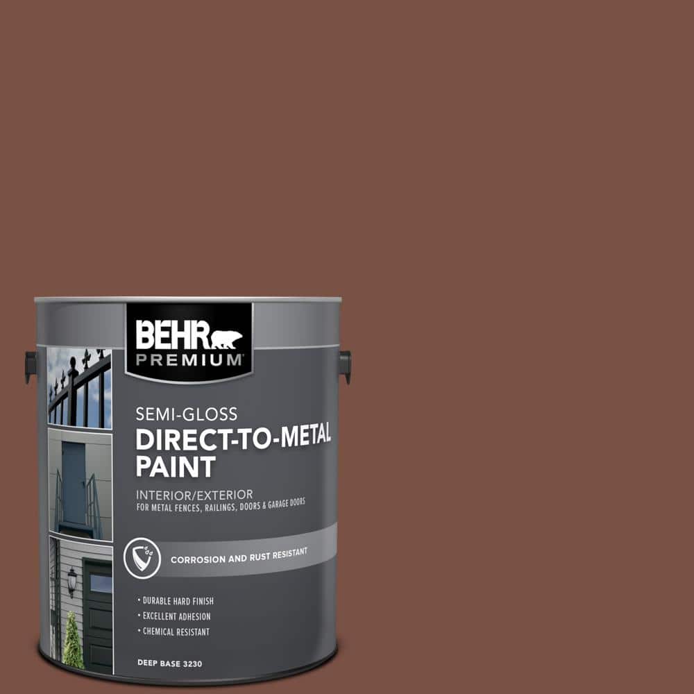 BEHR PREMIUM 1 gal. #HDC-AC-03 Ancho Pepper Semi-Gloss Direct to Metal Interior/Exterior Paint (1)