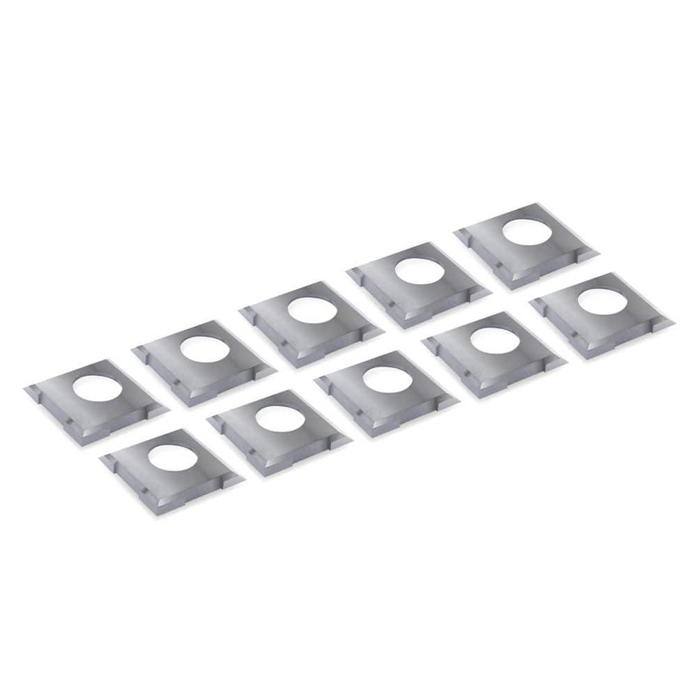 ‎POWERTEC 14.3 mm Carbide Inserts Cutter Knives for Spiral and Helical Cutterheads-Fits WEN PL1326, JT630H and Rikon 25-130H (1)