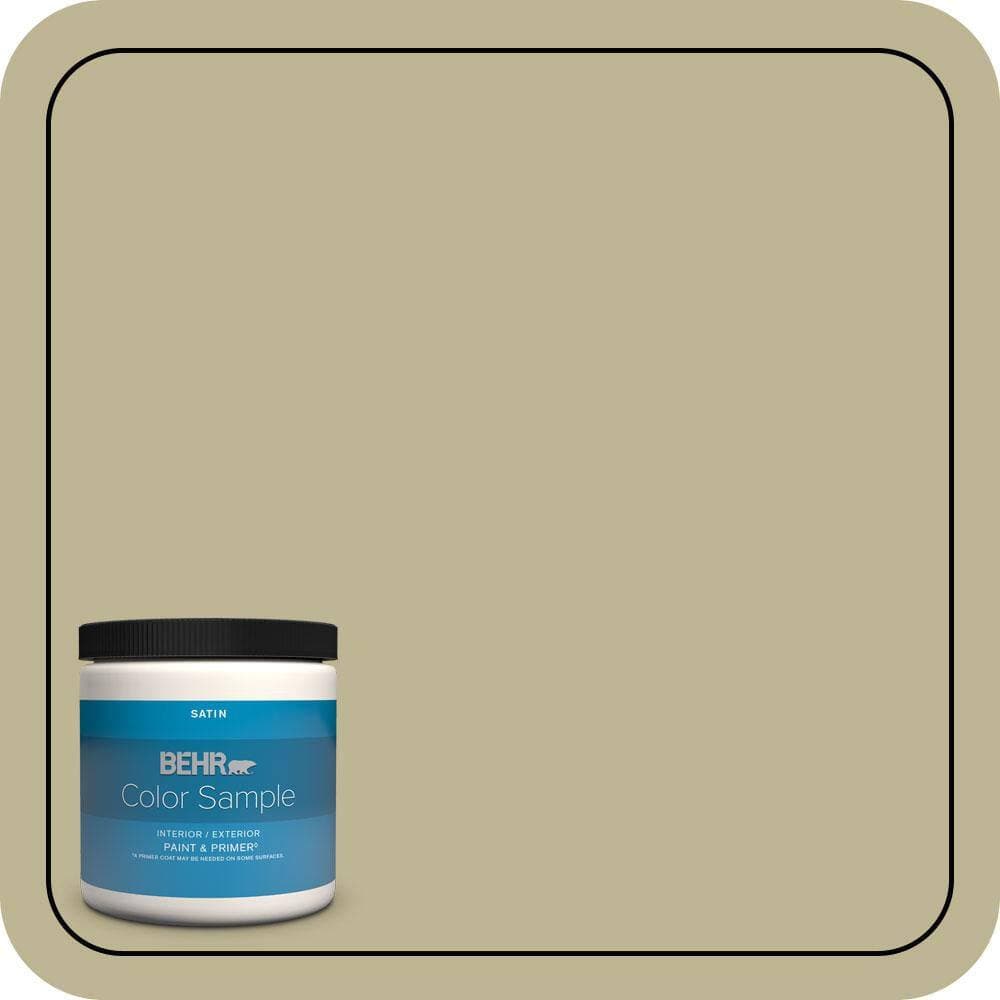 BEHR PREMIUM PLUS #MQ6-30 Bamboo Shoot Enamel Low Odor & Primer (1)