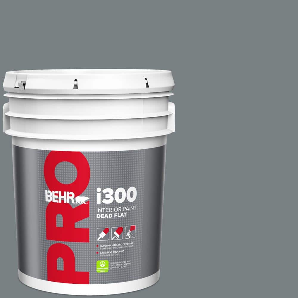 BEHR PRO 5 gal. #N450-5 Intergalactic Dead Flat Interior Paint