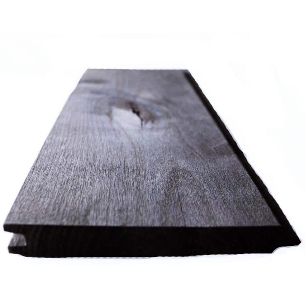 DINGEWOOD LLC 1 in. x 6 in. x 8 ft. Dingewood Gray Wash Prefabricated Alder Tongue and Groove Weathered Barn Wood Boards (7-Piece Box)