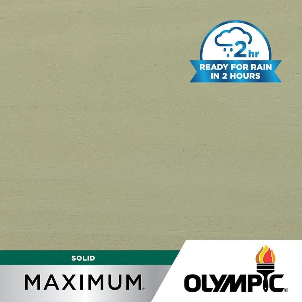 Olympic Maximum 5 gal. SC-1001 Aluminum Solid Color Exterior Stain and Sealer in One