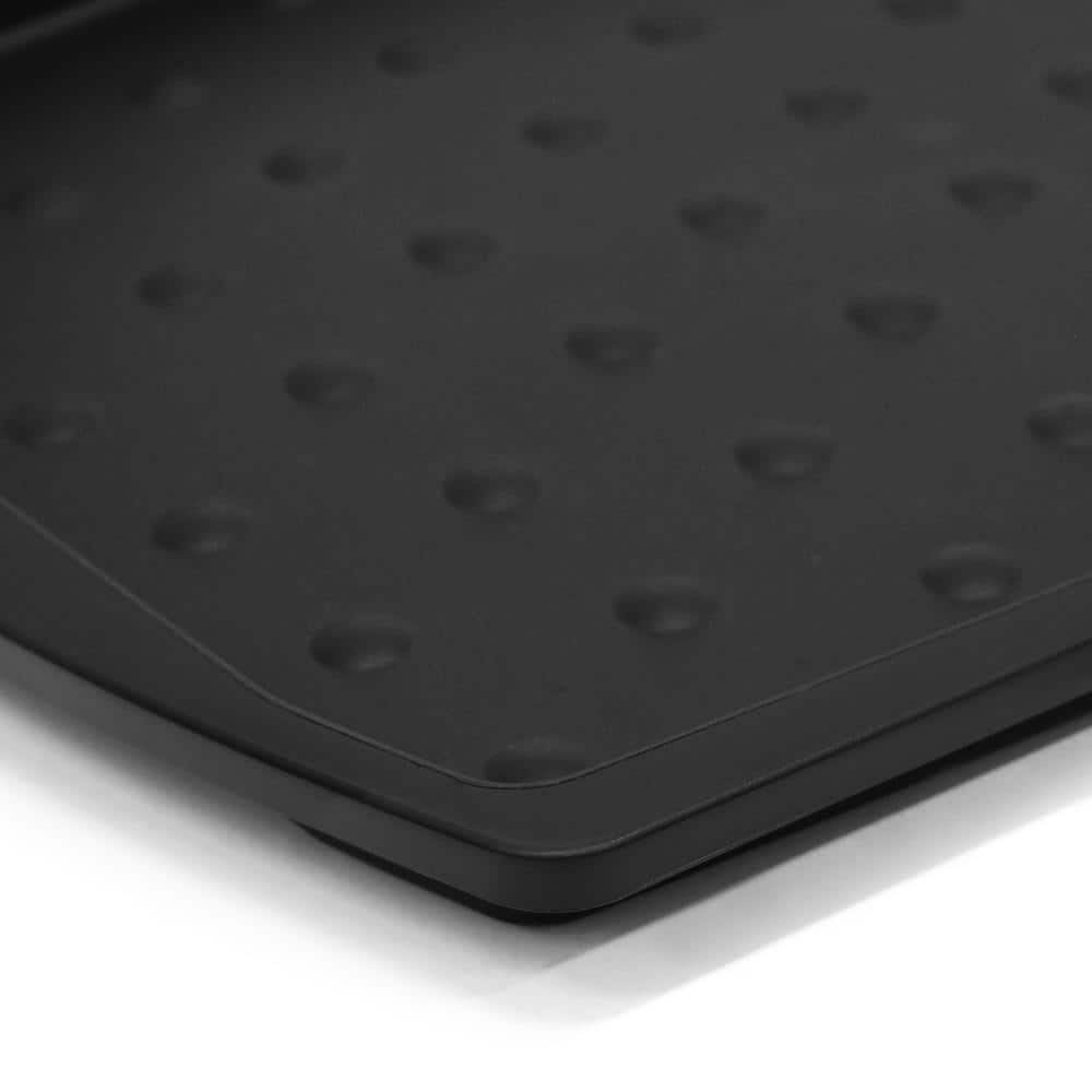 TrafficMaster Soho Black 15 in. x 29 in. Indoor Boot Tray (4)