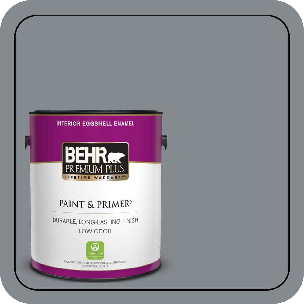 BEHR PREMIUM PLUS 1 gal. #PPU26-21 Overcast Eggshell Enamel Low Odor Interior Paint & Primer
