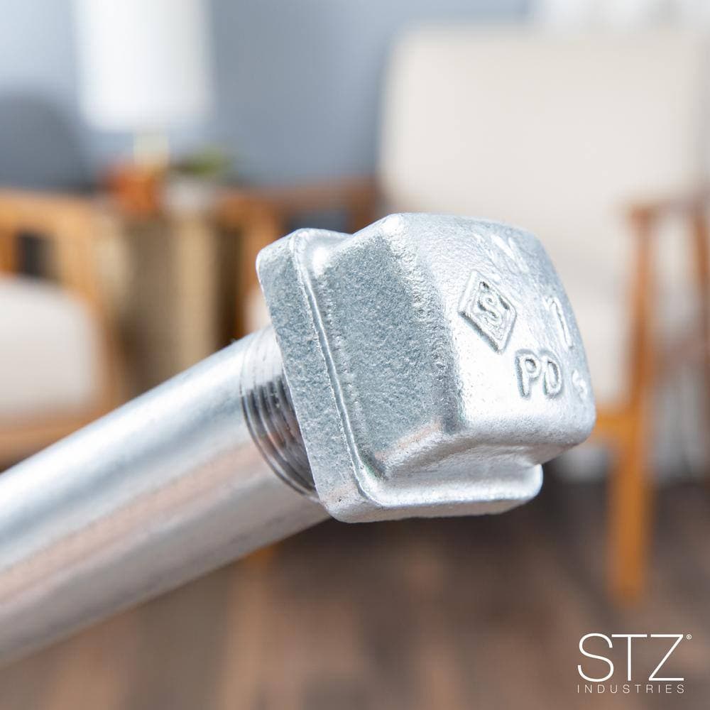 STZ 1/2 in. Galvanized Iron Square Cap (3)