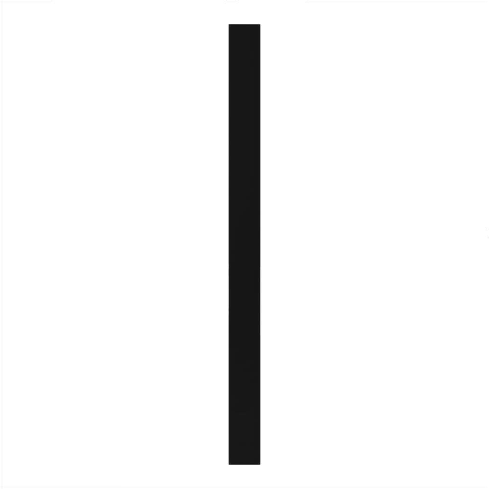 Hampton Bay Avondale/Leyton 3 in. W x 42 in. H Cabinet Filler in Raven Black