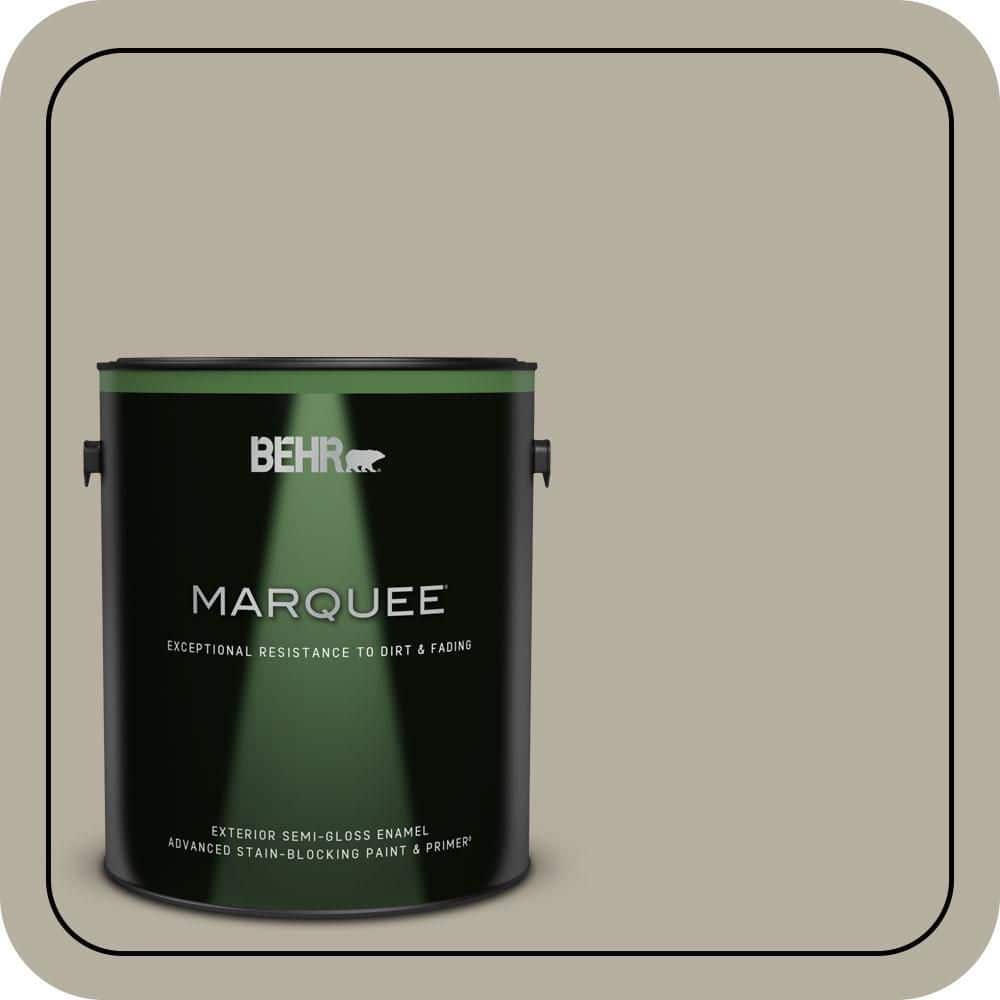 BEHR MARQUEE 1 gal. #N320-4 Camping Tent Semi-Gloss Enamel Exterior Paint & Primer