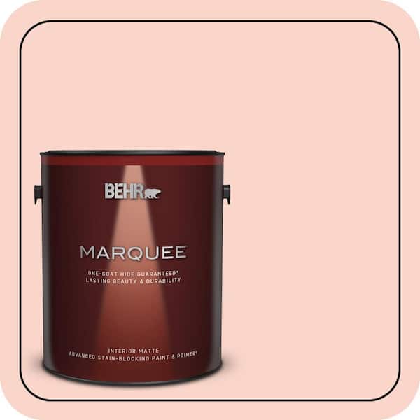 BEHR MARQUEE 1 gal. #P180-1 Deco Shell Matte Interior Paint & Primer (2)