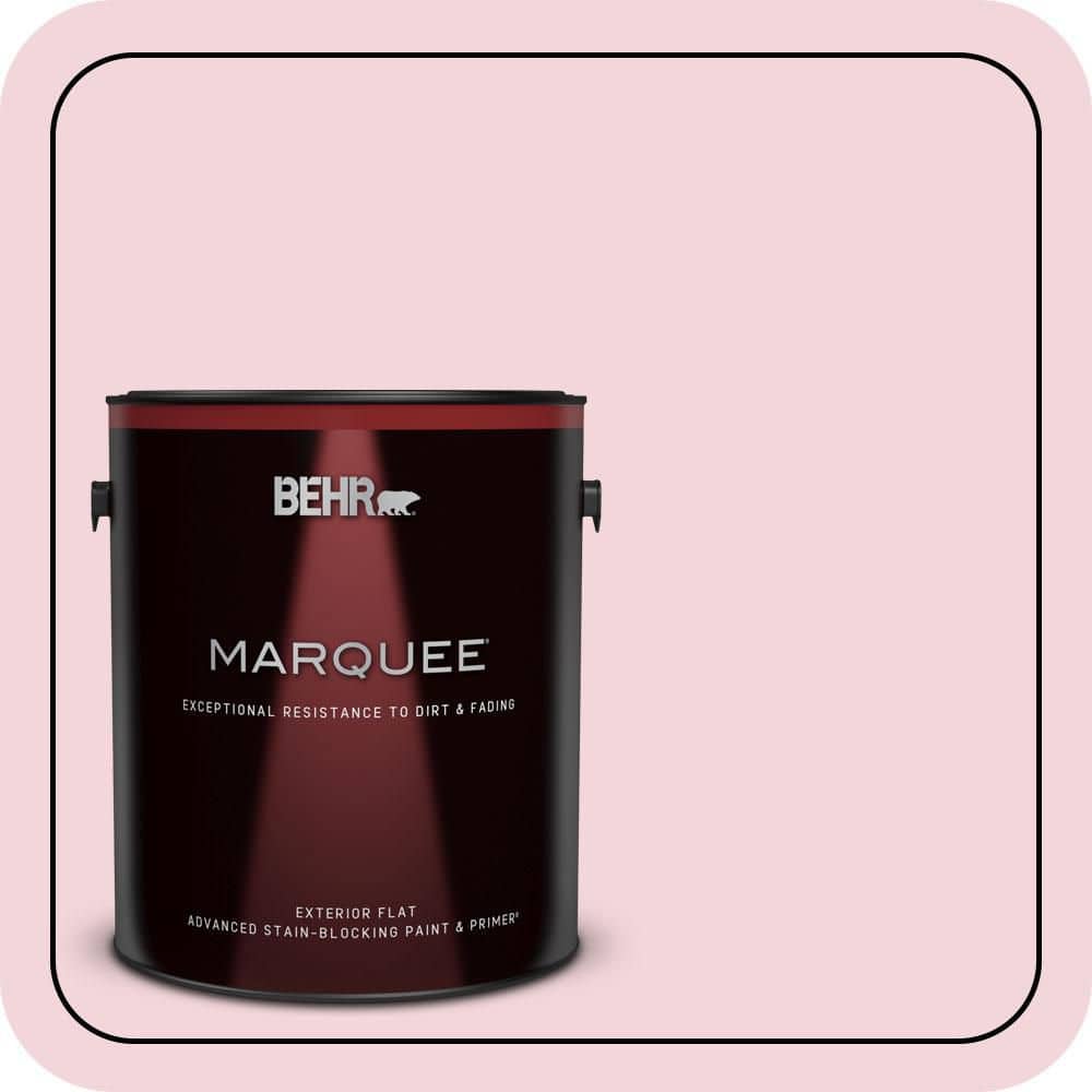 BEHR MARQUEE 1 gal. #P140-1 Summer Crush Flat Exterior Paint & Primer