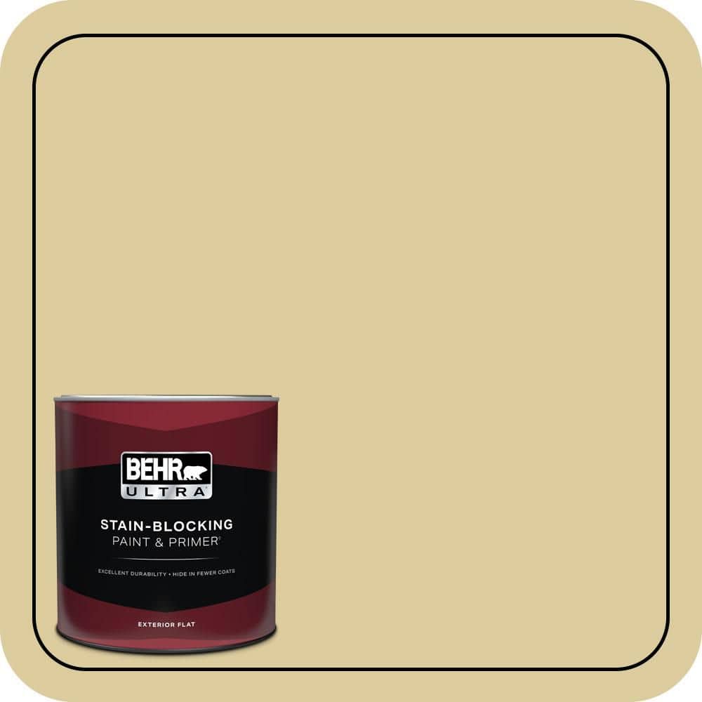 BEHR ULTRA 1 qt. #PPU8-11 Mojito Flat Exterior Paint & Primer