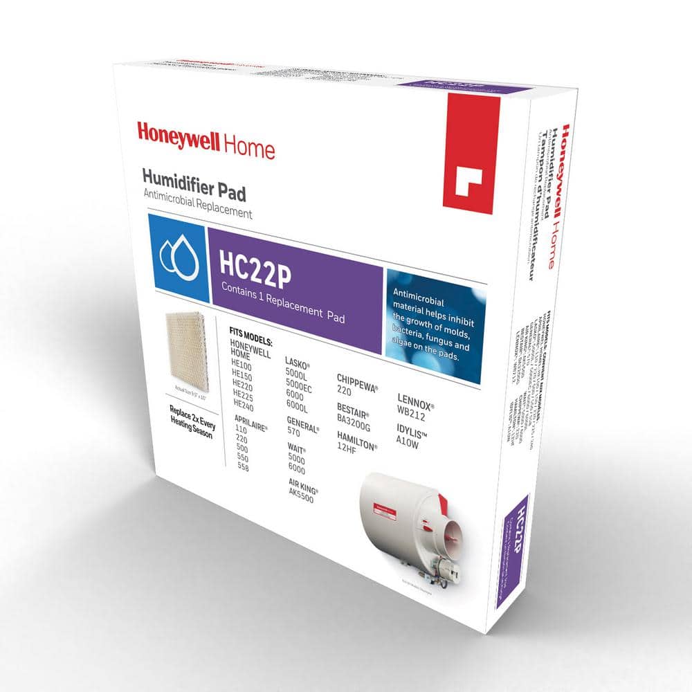 Honeywell Whole-House Flow-Through Bypass Replacement Air Humidifier Pad