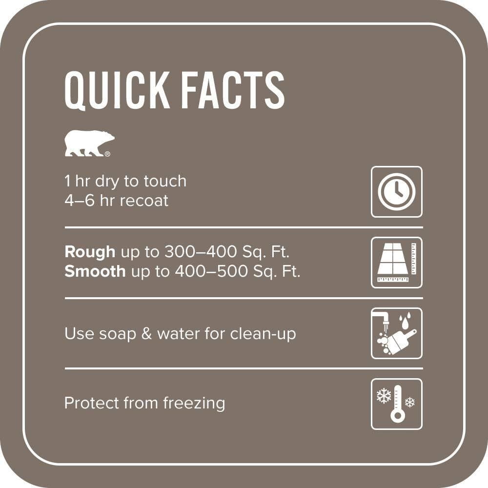 BEHR PREMIUM 1 gal. #MS-86 Dusty Brown Self-Priming 1-Part Epoxy Satin Interior/Exterior Concrete and Garage Floor Paint (4)