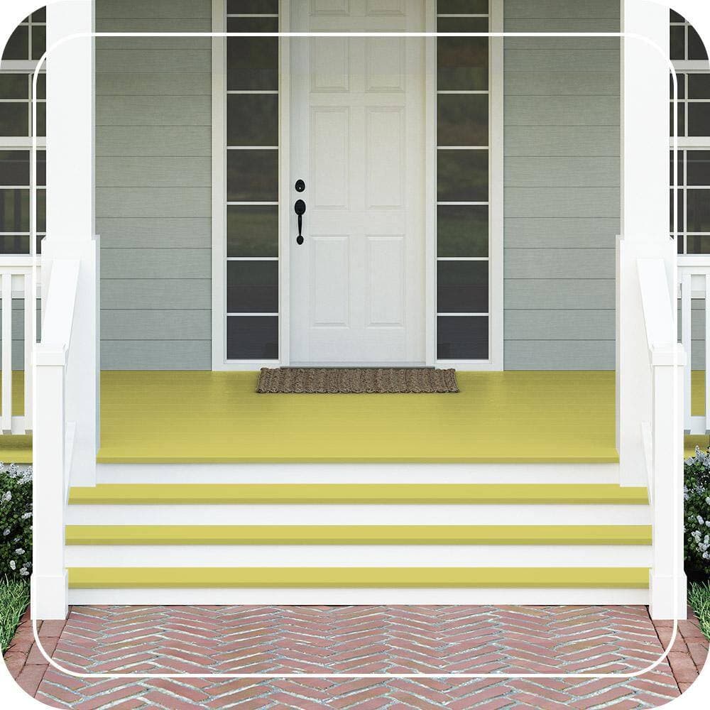 BEHR PREMIUM #P340-4 Textured Low-Lustre Enamel Interior/Exterior Porch and Patio Anti-Slip Floor Paint (2)