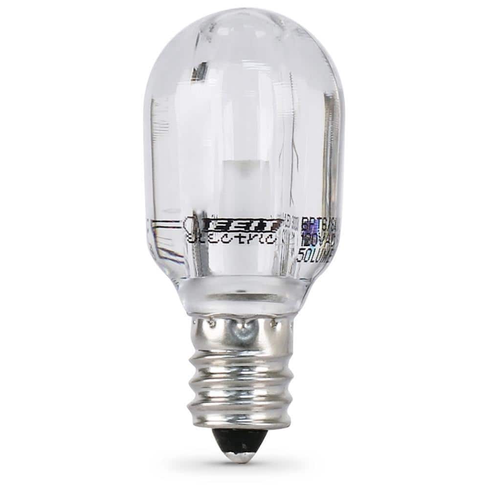 Feit Electric 15-Watt T6 E12 3000K Bright White Equivalent Candelabra Base LED Light Bulb (2)