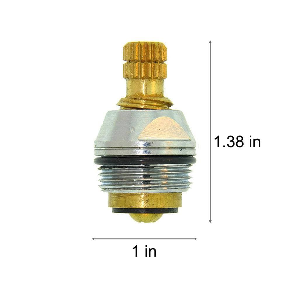 Everbilt 1 3/8 in. 18 pt Broach Hot Side Stem for Indiana Brass Replaces 631C&D (3)