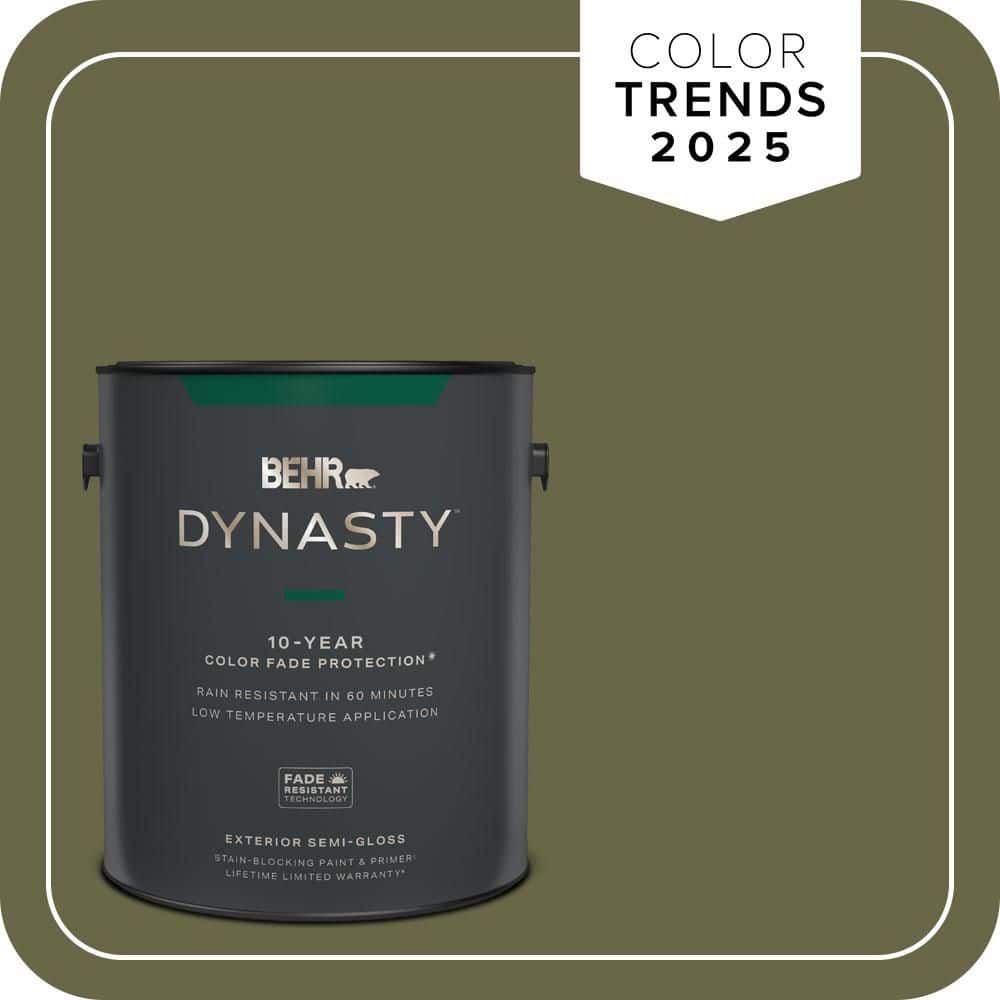 BEHR DYNASTY 1 gal. #PPU9-24 Amazon Jungle Semi-Gloss Exterior Stain-Blocking Paint & Primer