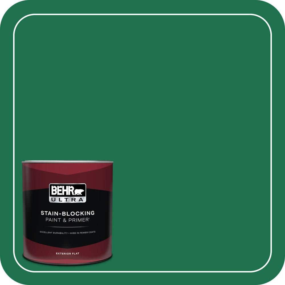 BEHR ULTRA 1 qt. #470B-7 Climbing Ivy Flat Exterior Paint & Primer