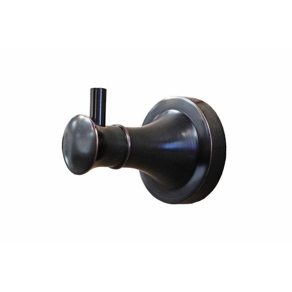 Dyconn London 2.42 in . Knob Bathroom Robe/Towel Hook in Oil Rubbed Bronze (2)