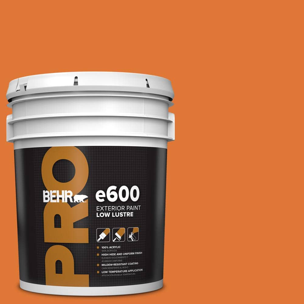 BEHR PRO 5 gal. #240B-7 Carrot Stick Low Luster Exterior Paint