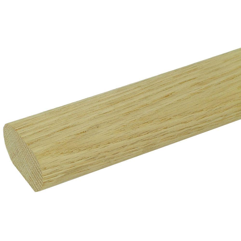 EVERMARK Stair Parts 6042 16 ft. Unfinished Solid Wall Handrail