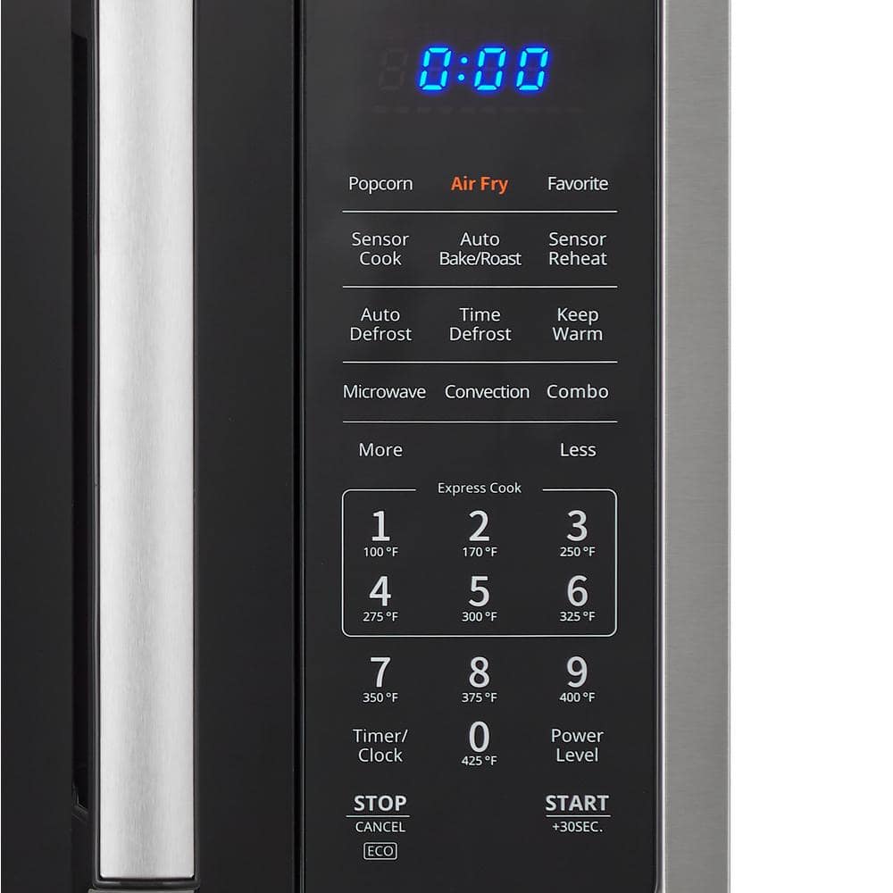 Vissani 1.5 cu. ft. 1000-Watt Countertop Microwave with Air Fry and Convection in Stainless Steel (3)