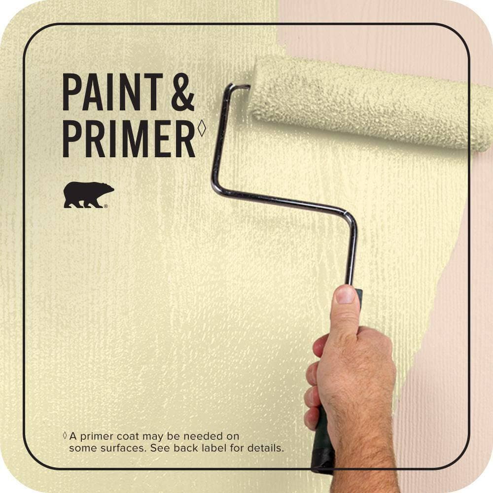 BEHR PREMIUM PLUS 1 qt. #P310-2 Natural Light Semi-Gloss Enamel Exterior Paint & Primer (3)