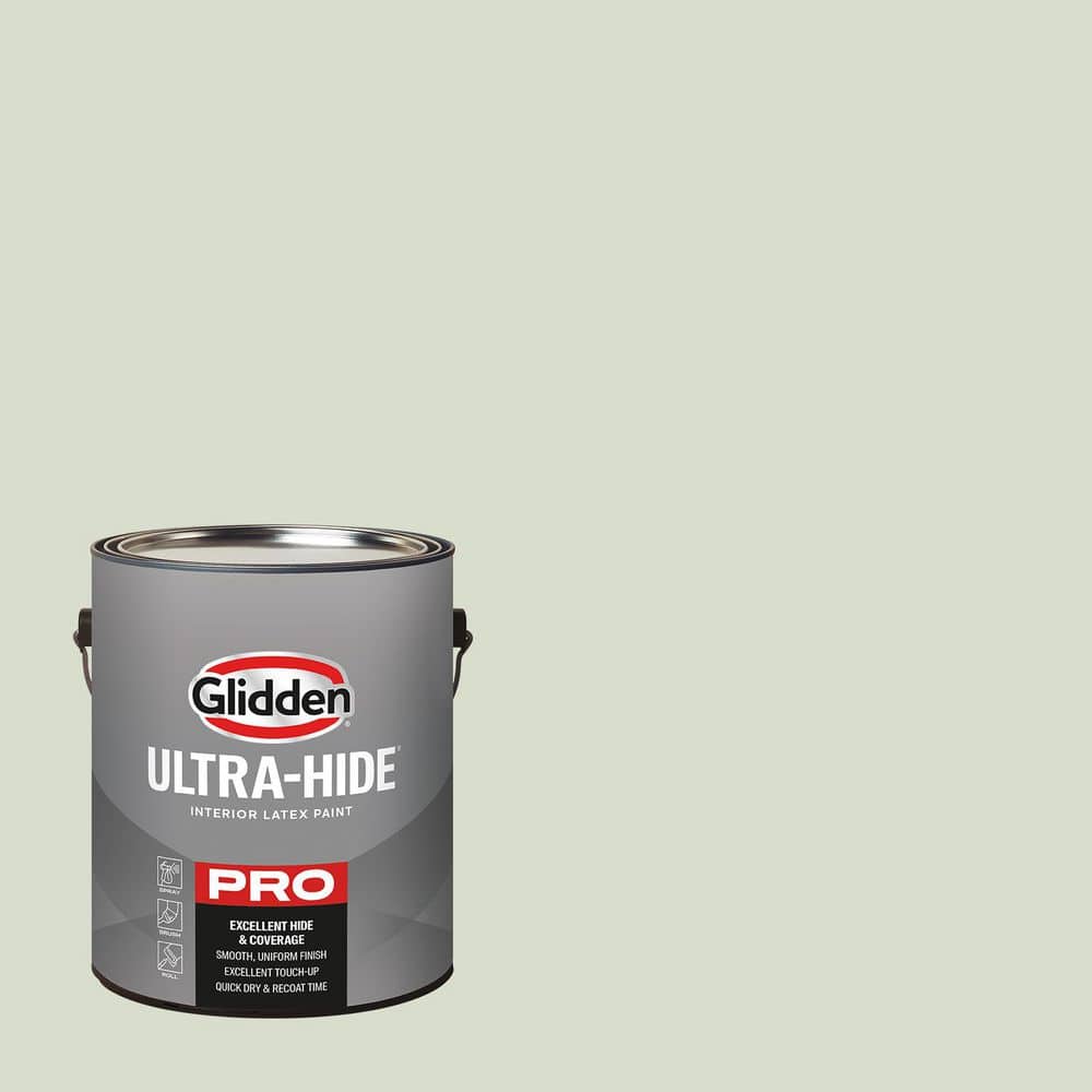 Glidden Ultra-Hide 1 gal. PPG1127-2 Liberated Lime Ultra Flat Interior Paint