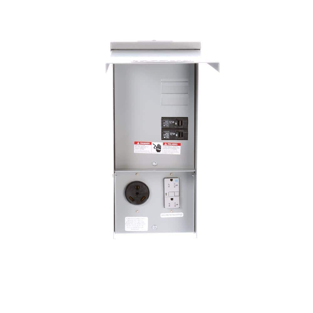 Talon Temporary Power Outlet Panel with 20 and 30 Amp Receptacles Unmetered